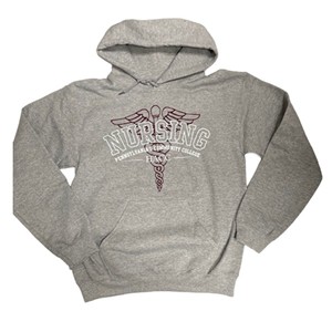 HACC Arched Nursing Caduceus Pullover Hoodie - main view