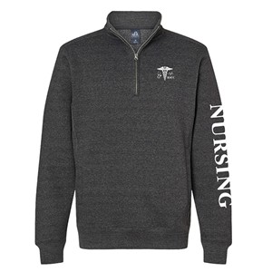 HACC Caduceus Nursing On Sleeve 1/4 Zip - main view