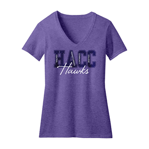 HACC Hawks CPCC Women's V Neck Tee - main view