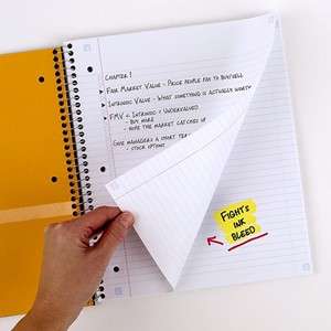 NOTEBOOK MEAD FIVE STAR® ONE SUBJECT -  5