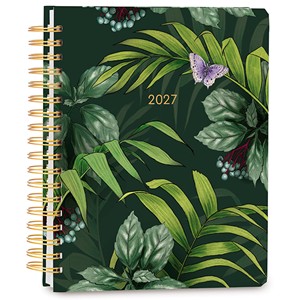 HIGH NOTE 26-27 DELUXE HARDCOVER PLANNER - greenery (SKU: 169161285000046) HIGH NOTE 26-27 DELUXE HARDCOVER PLANNER - greenery