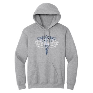 HACC Nursing Navy Caduceus Pullover Hoodie - main view