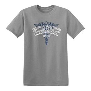 HACC Nursing Navy Caduceus Tee - main view