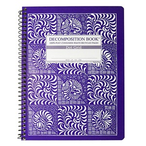 Decomposition Dot Grid Spiral Notebook - main view
