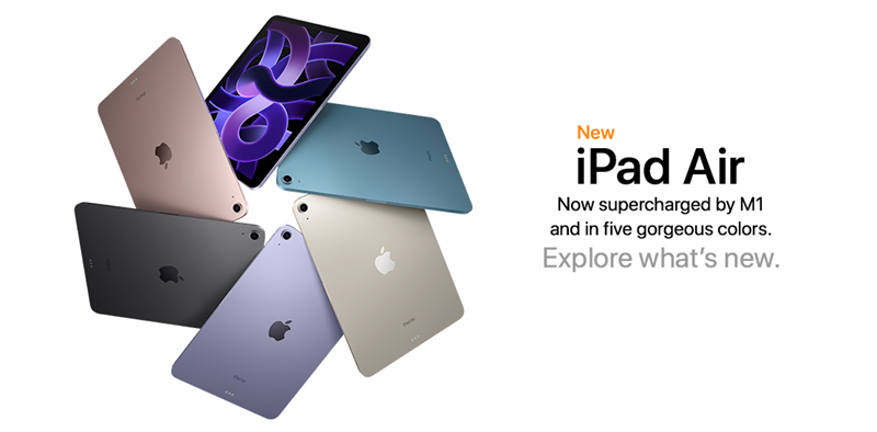 iPad Air 10.9" M1 Wi-Fi (SKU 168082565000020)
