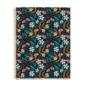 NOTEBOOK MIQUEL RIUS DESIGNER 4 SUBJECT -  wildflowers