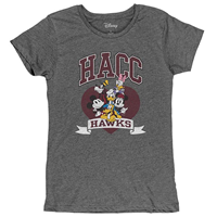 HACC Hawks Women's Disney Group Heart Tee
